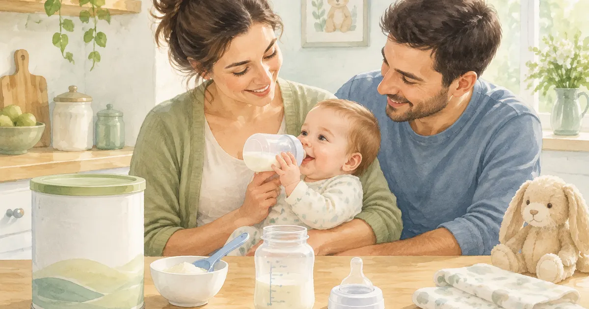Fórmula infantil: como preparar com segurança e escolher